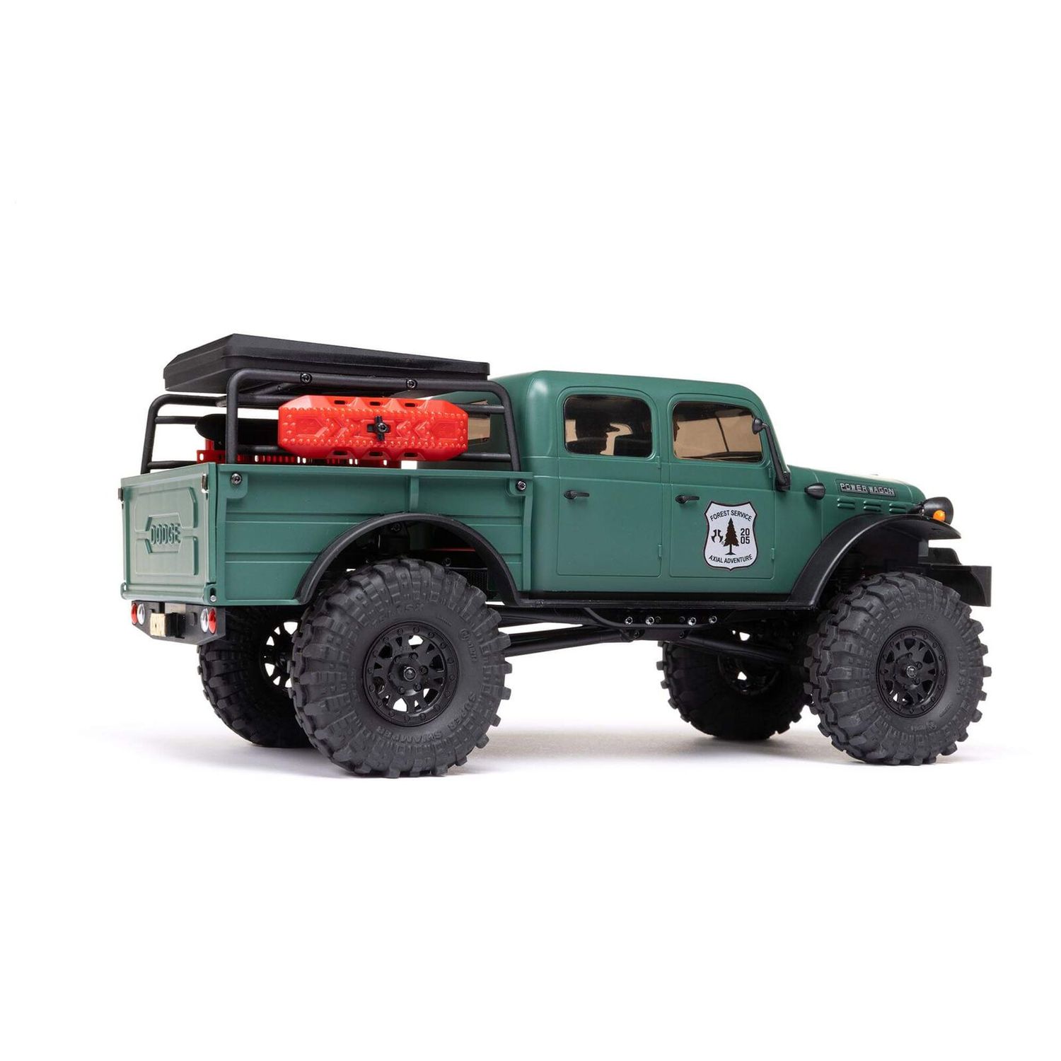 SCX24 40&#39;s 4 Door Dodge Power Wagon, Green: 1/24 4WD-RTR