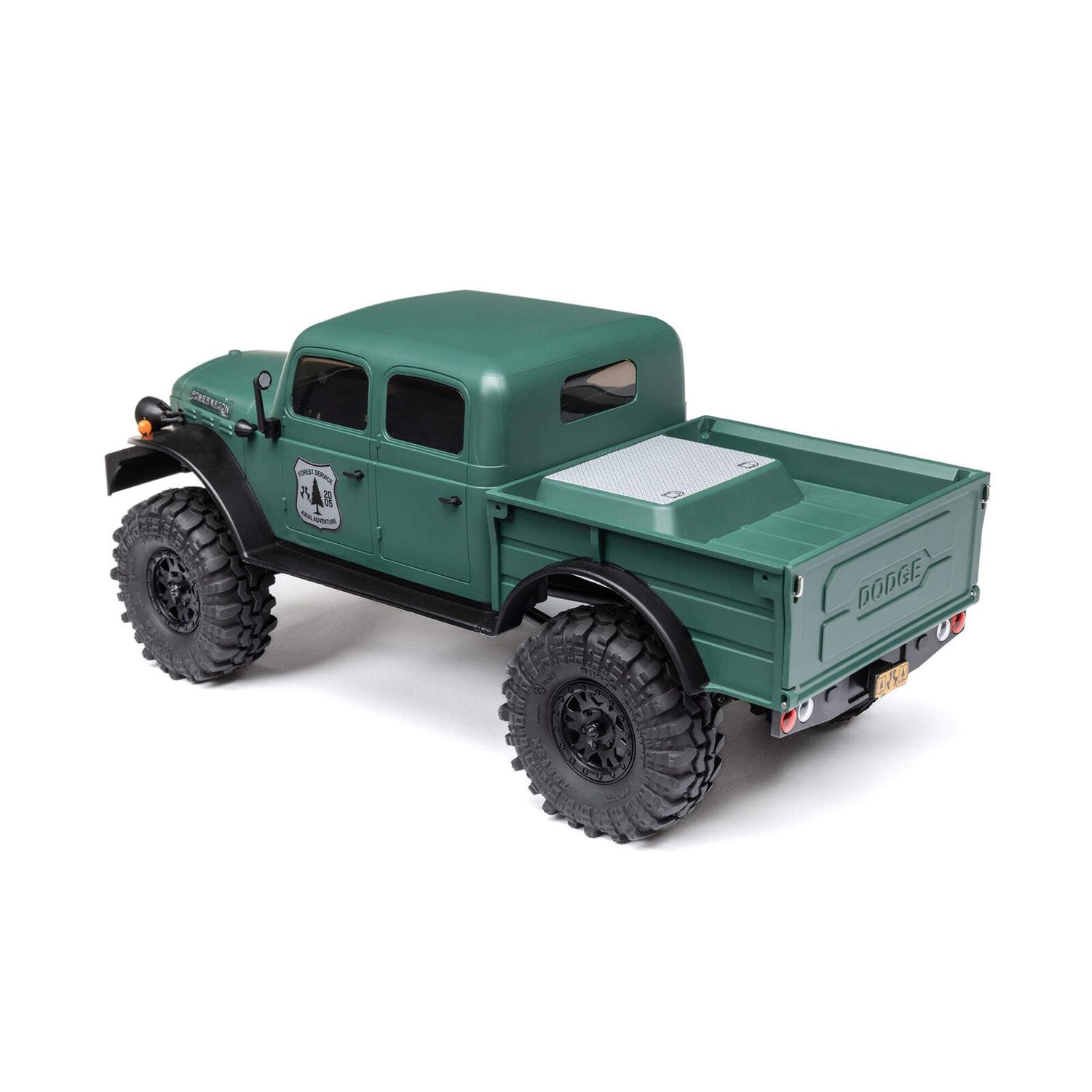 SCX24 40&#39;s 4 Door Dodge Power Wagon, Green: 1/24 4WD-RTR