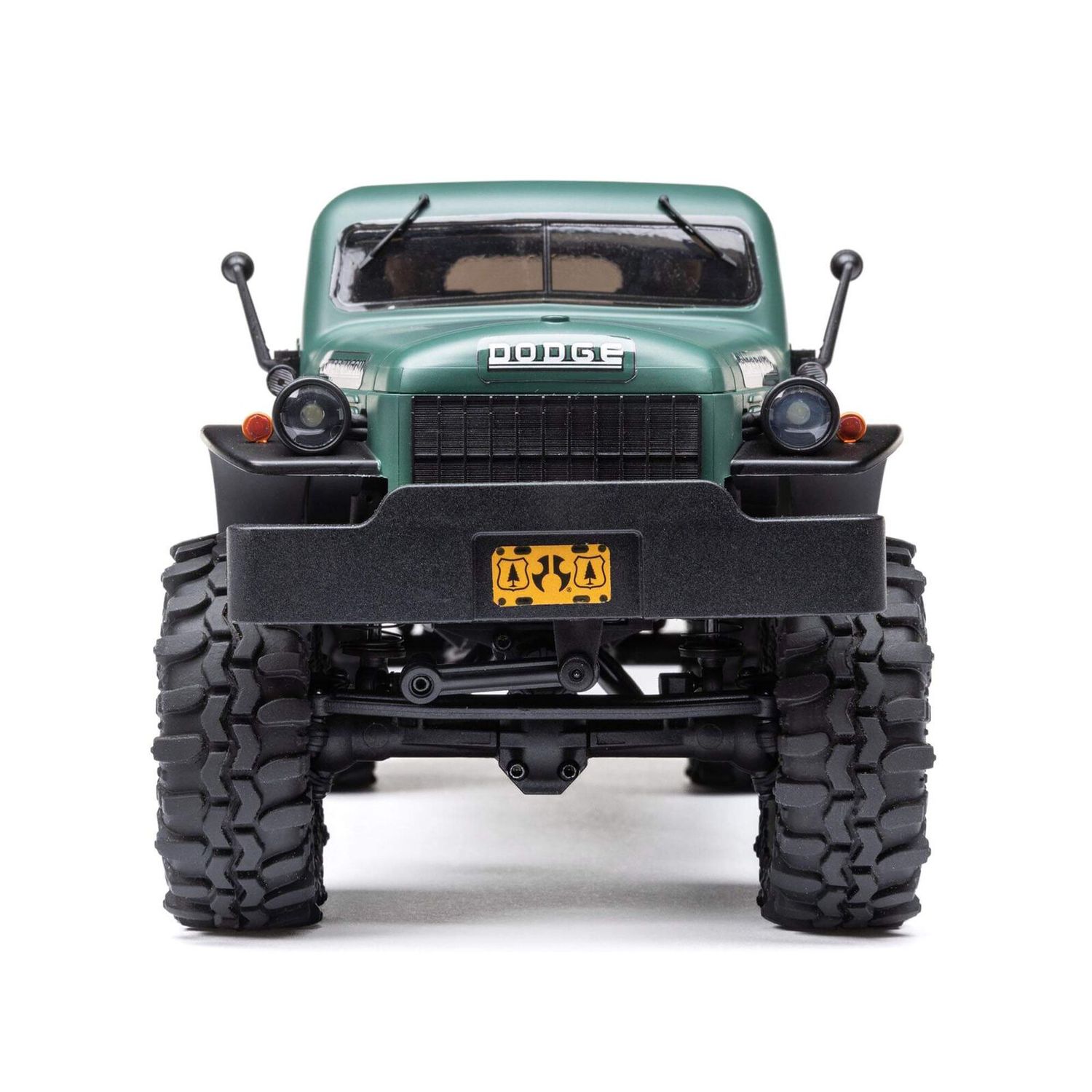 SCX24 40&#39;s 4 Door Dodge Power Wagon, Green: 1/24 4WD-RTR