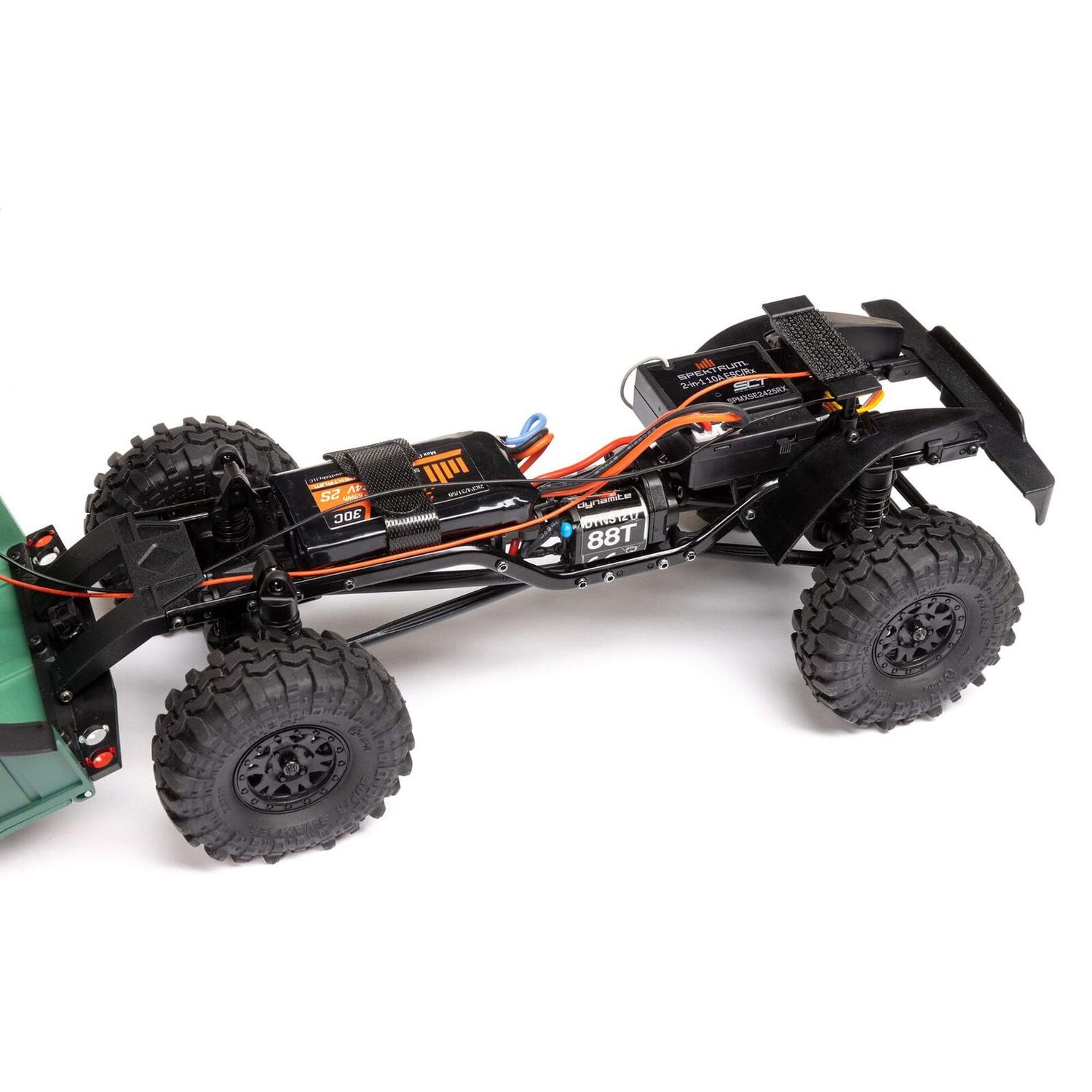 SCX24 40&#39;s 4 Door Dodge Power Wagon, Green: 1/24 4WD-RTR