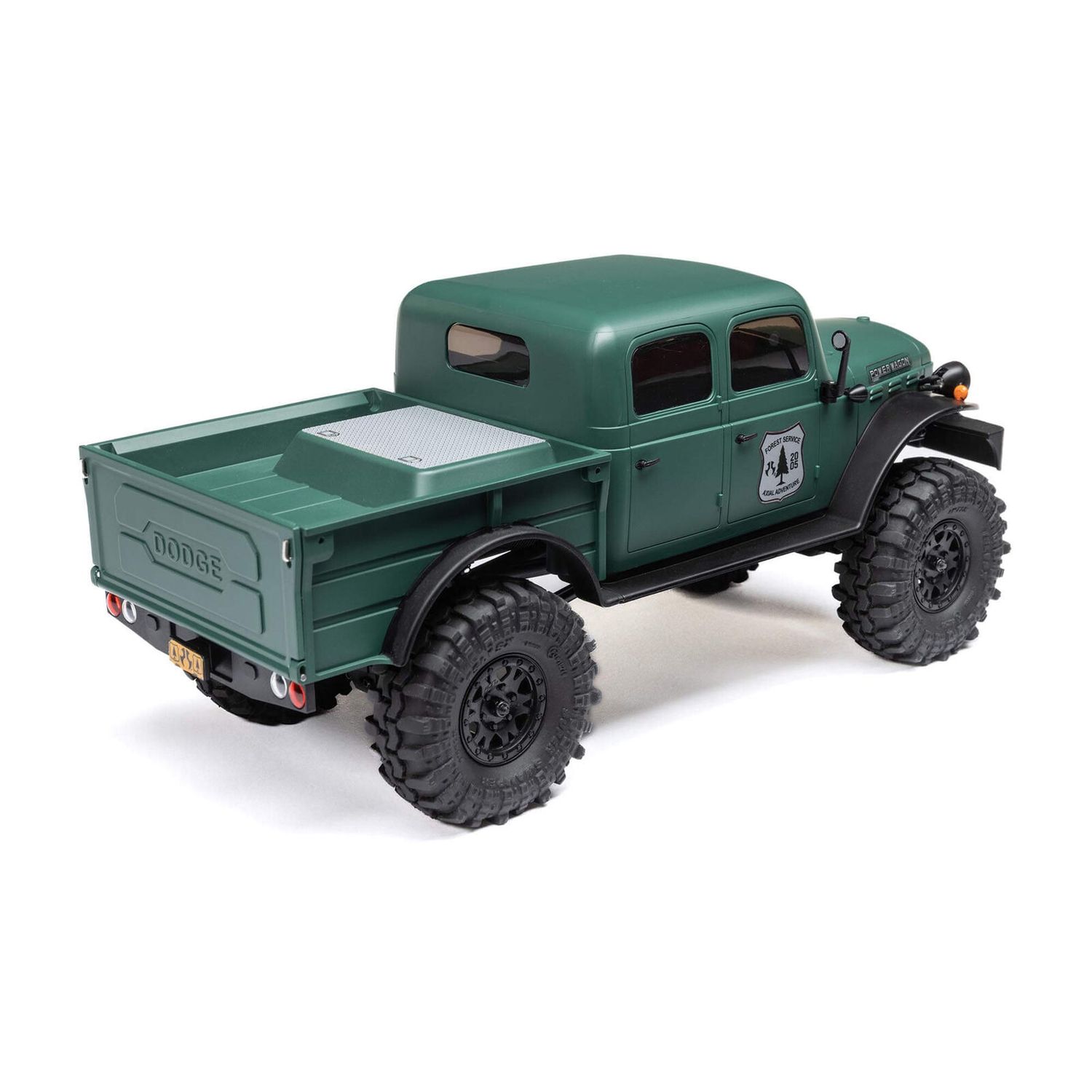 SCX24 40&#39;s 4 Door Dodge Power Wagon, Green: 1/24 4WD-RTR