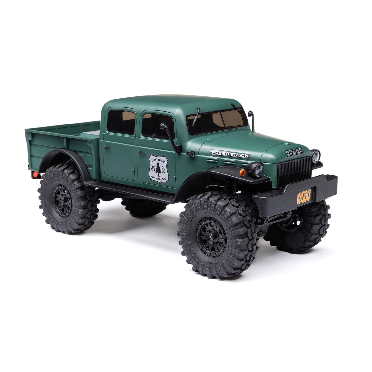 SCX24 40&#39;s 4 Door Dodge Power Wagon, Green: 1/24 4WD-RTR
