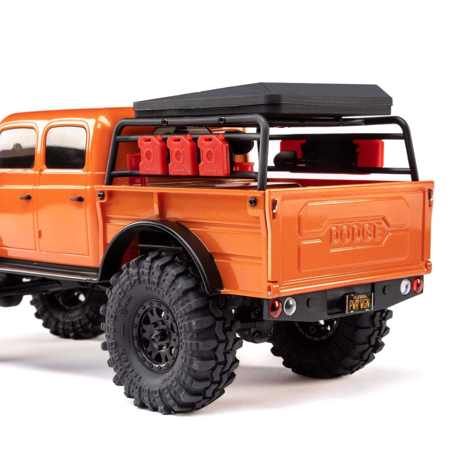SCX24 40&#39;s 4 Door Dodge Power Wagon, Orange:1/24 4WD-RTR