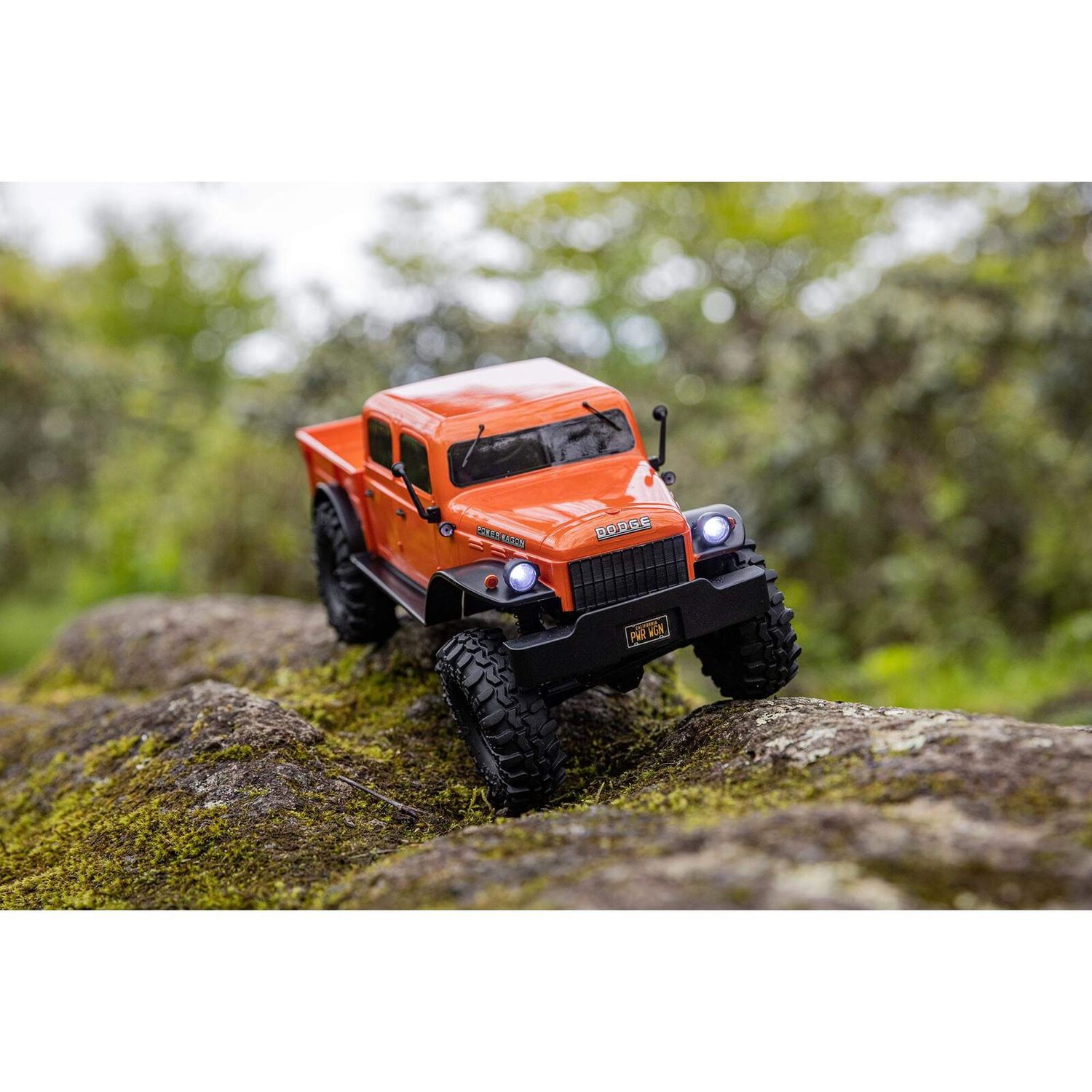 SCX24 40&#39;s 4 Door Dodge Power Wagon, Orange:1/24 4WD-RTR