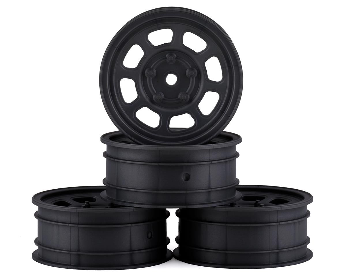 DE Racing Speedway Buggy Wheels for Associated B6 / Customworks 4 / Front / BLACK