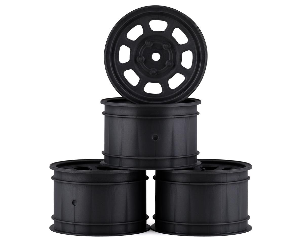 DE Racing Speedway Buggy Wheels for Associated B6 / TLR 22 / Customworks 4 / Rear / BLACK