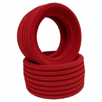 DE Racing Virtuoso 2.2 Buggy Rear Tires / D40 Compound / With Inserts