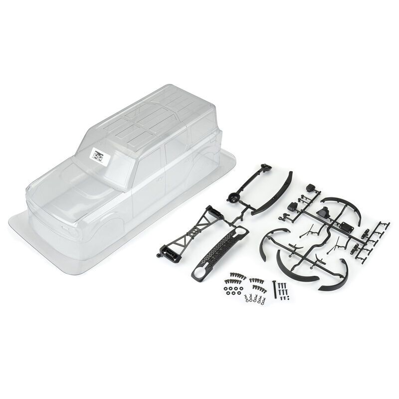 1/10 2021 Ford Bronco Clr Body Set 12.3&quot;: Crawlers