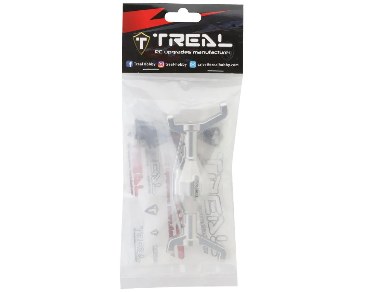 Treal Hobby Axial UTB18 Aluminum Front Axle Housing (Silver)