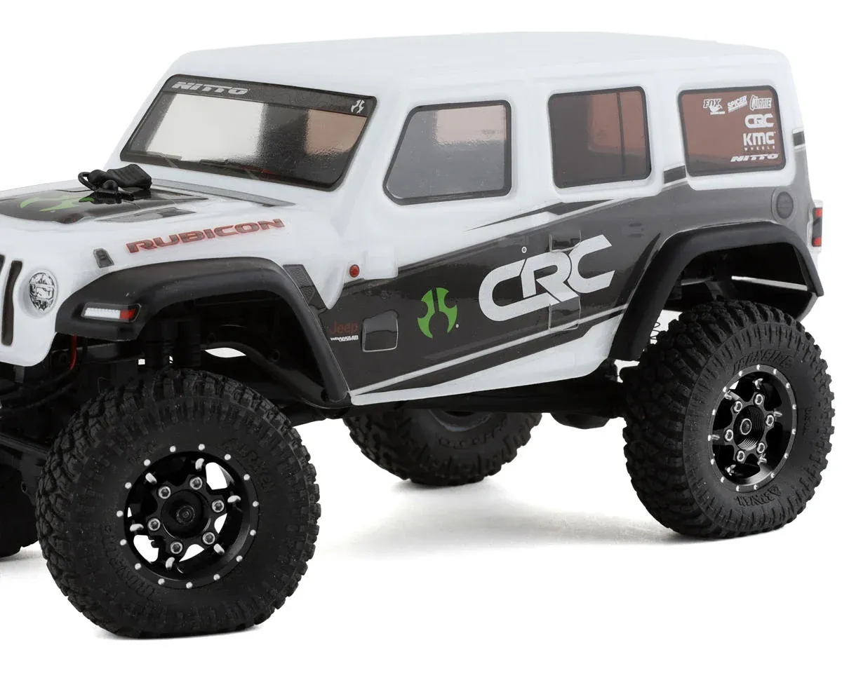 Samix SCX24 Aluminum &amp; Brass Adjustable Offset 1.0&quot; Beadlock Wheels (Black) (4) (23.75g)