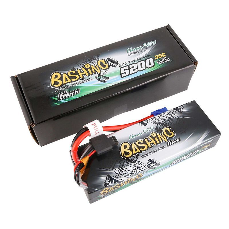 G-tech 5200mAh 7.4V 2S1P 35C, Lipo, EC3 Plug