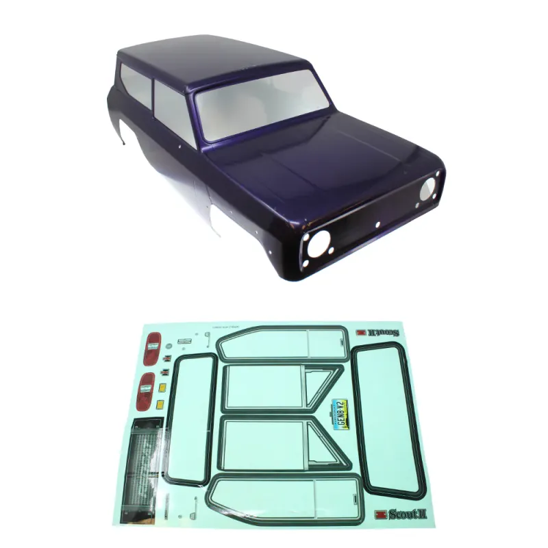 Redcat Gen8 Scout Body W/ Sticker Sheet (Pre-Cut)(Purple)(1pc)