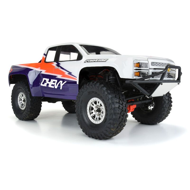 1/10 2015 Chevy Silverado Pre-Runner Clear Body 12.3&quot; WB Crawlers