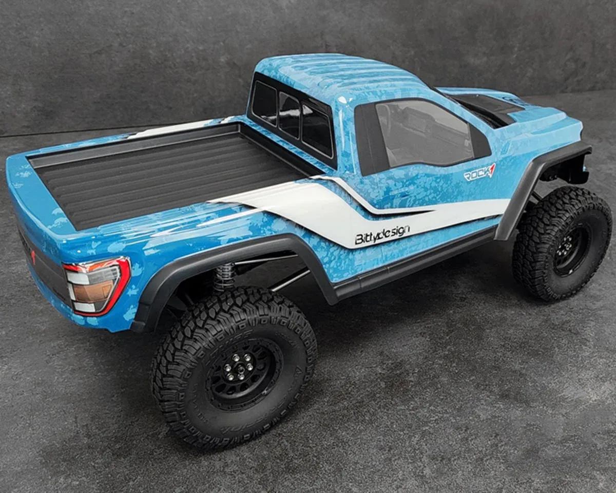 Bittydesign Rock1 Performance 12.3&quot; Pre-Cut Rock Crawler Body (Clear) (313mm)
