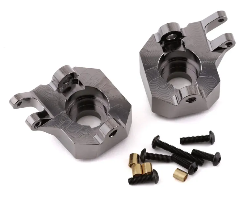 SSD RC SCX10 Pro &amp; III Straight Axle Heavy Brass Steering Knuckles (2)