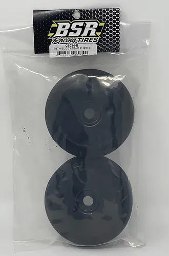 BSR racing 1/8th Buggy Team Purple 1/8-1/7 scale Foam Racing Tires (2)