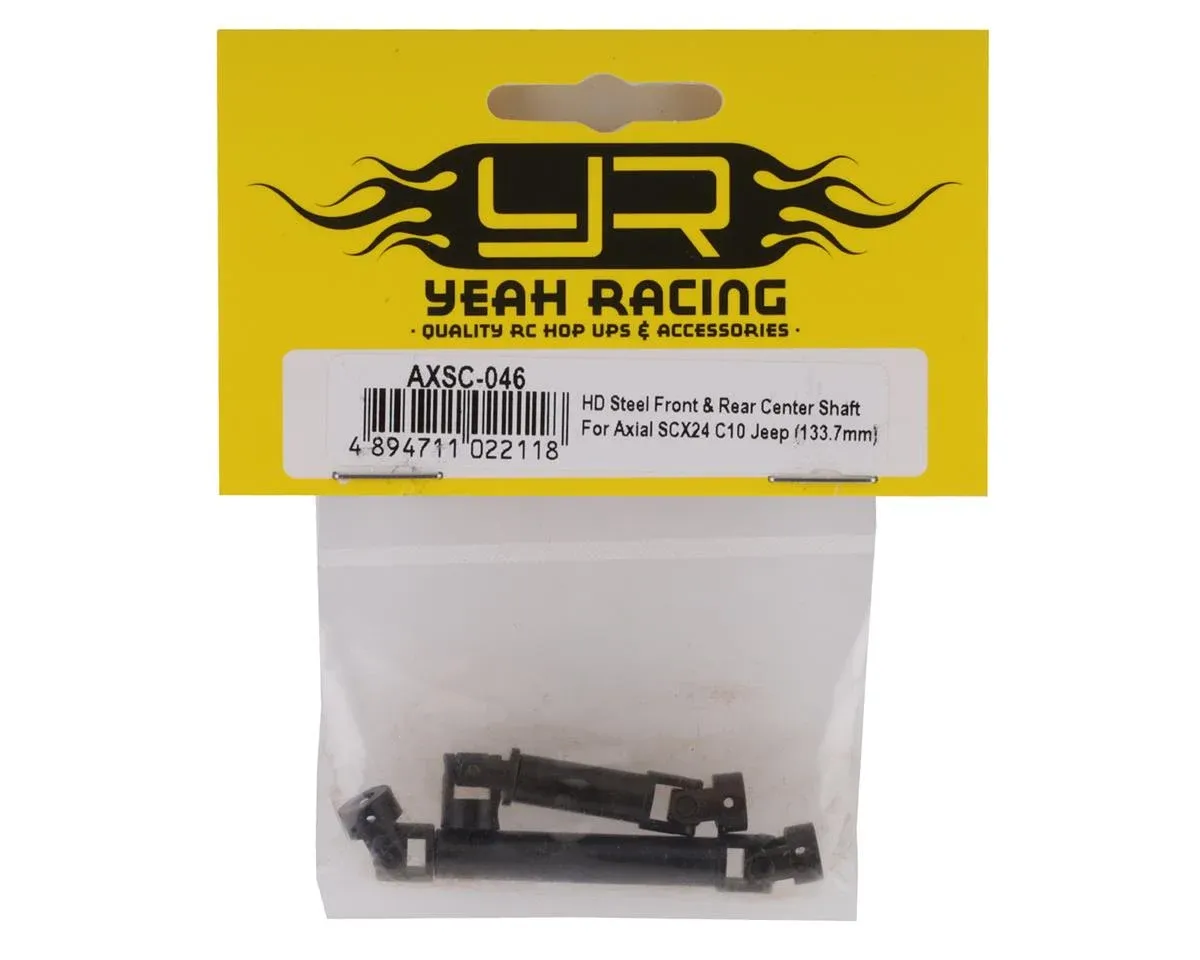 Yeah Racing SCX24 Steel Center Driveshafts 133.7mm (AXI00002V2 &amp; AXI00001)