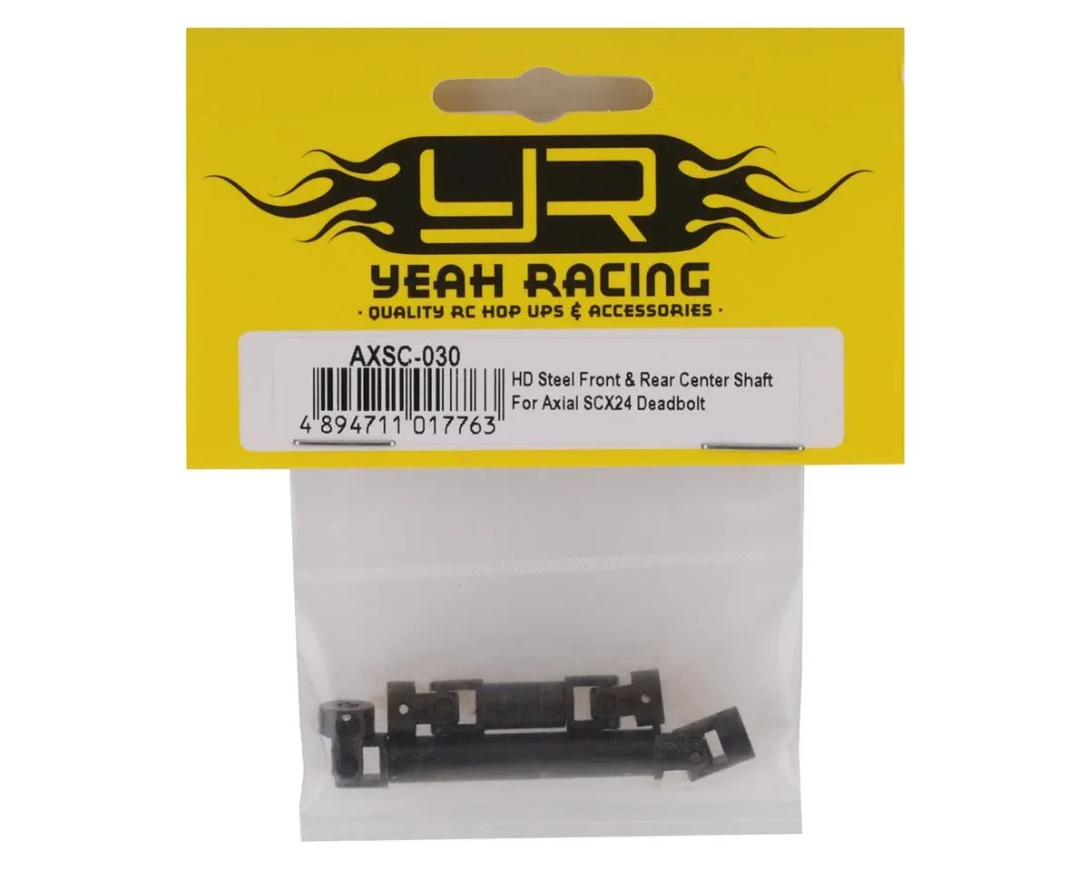 Yeah Racing SCX24 Deadbolt Steel Center Driveshafts