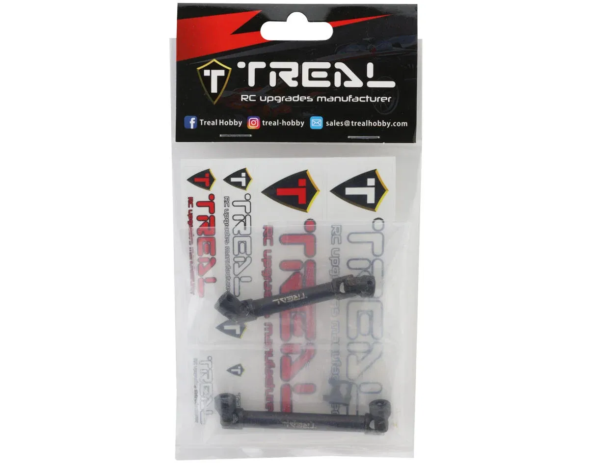 Treal Hobby Axial UTB18 Heavy Duty Steel Center Driveshafts (2)