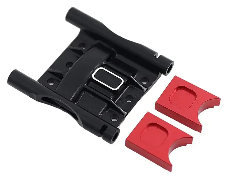 Alloy Center Diff Cover for Arrma 1/8 Kraton 6SBLX, Outcast, Limitless ARA320499 C31074BLACKRED