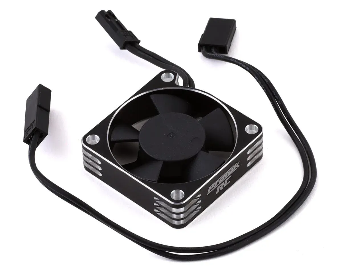 ProTek RC 35x35x10mm Aluminum High Speed HV Cooling Fan (Silver/Black)