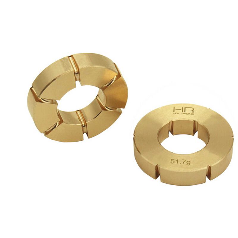51.7g Brass Machete Wheel Weights UTB 1/18