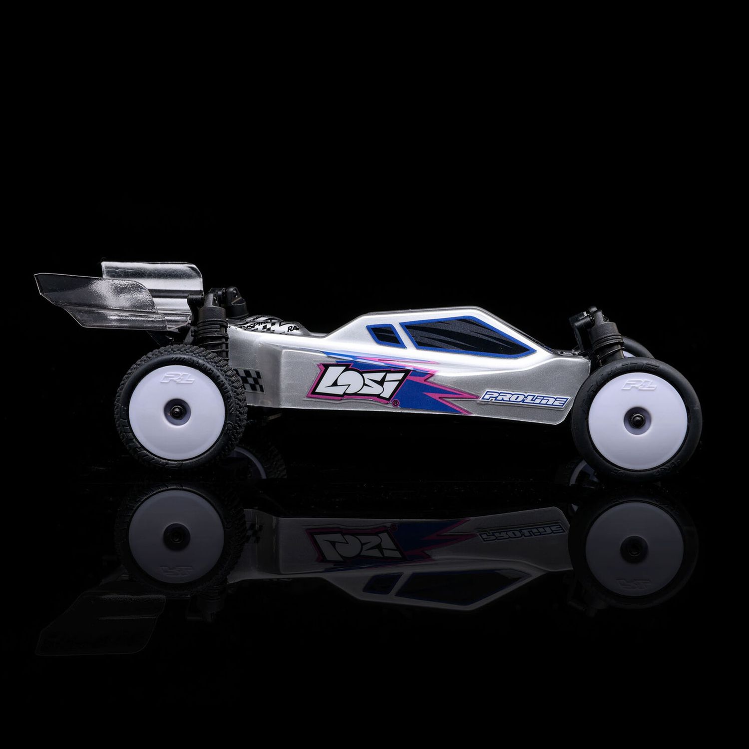 1/24 Micro-B 2WD Buggy RTR, Silver