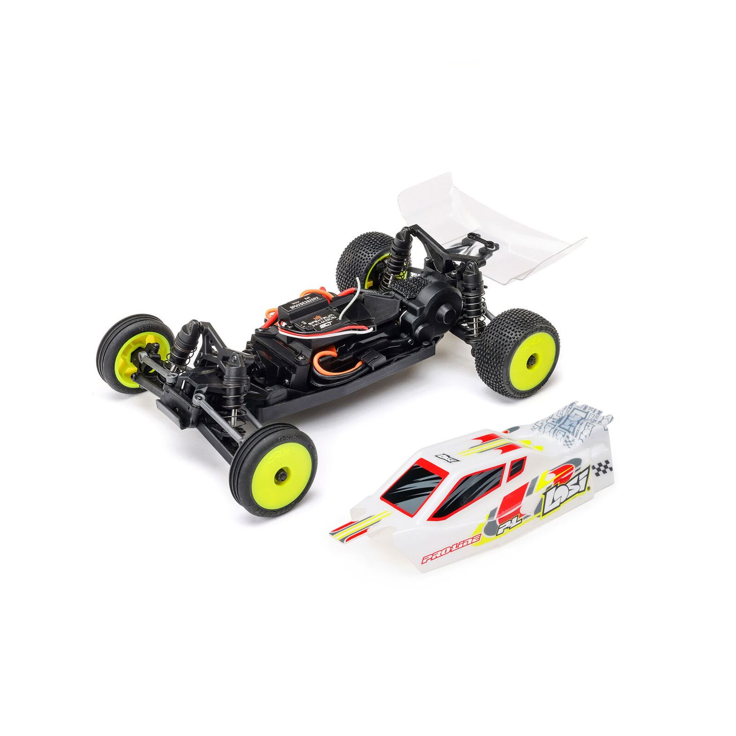 Micro-B 2WD Buggy, Silver RTR