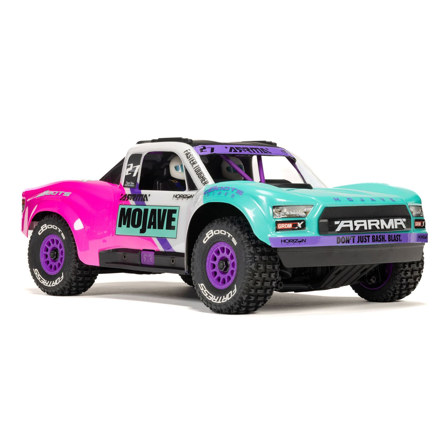 1/16 MOJAVE GROM 223S DSC 4X4 RTR Brushless Desert Truck (Battery &amp; Charger Included), Teal