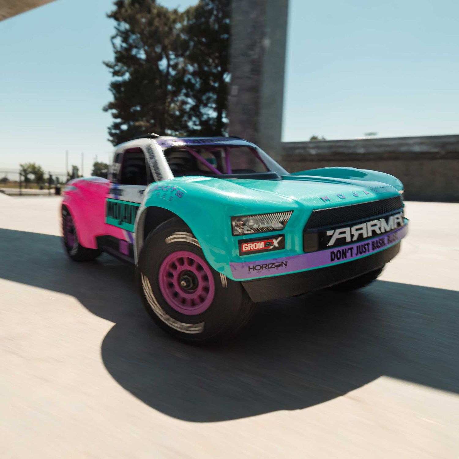 1/16 MOJAVE GROM 223S DSC 4X4 RTR Brushless Desert Truck (Battery &amp; Charger Included), Teal