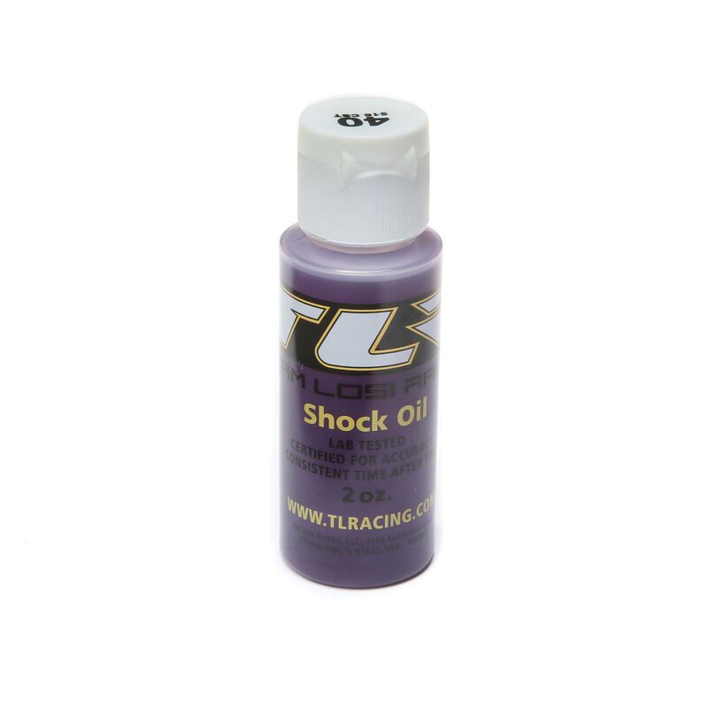 SILICONE SHOCK OIL, 40WT, 516CST, 2OZ