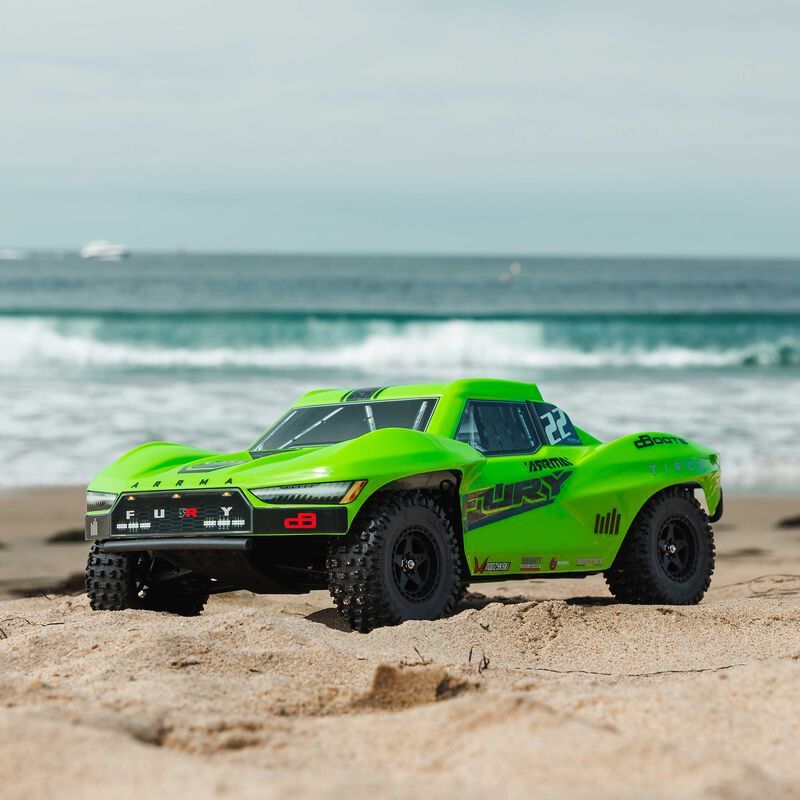 1/10 FURY 2WD RTR Brushed Short Course Truck, Green