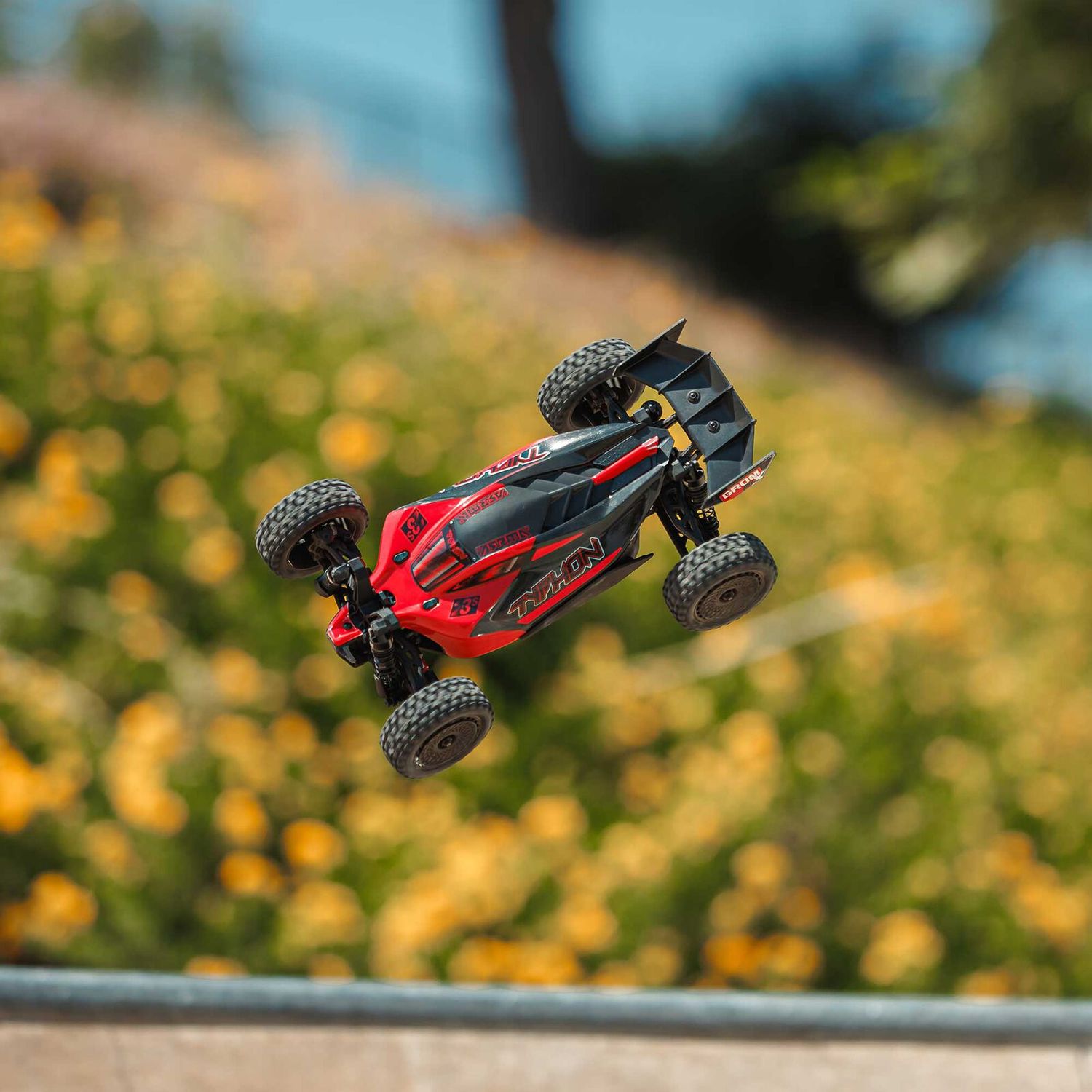 1/14 TYPHON GROM 223S DSC 4X4 RTR Brushless Buggy (Battery &amp; Charger Included), Red