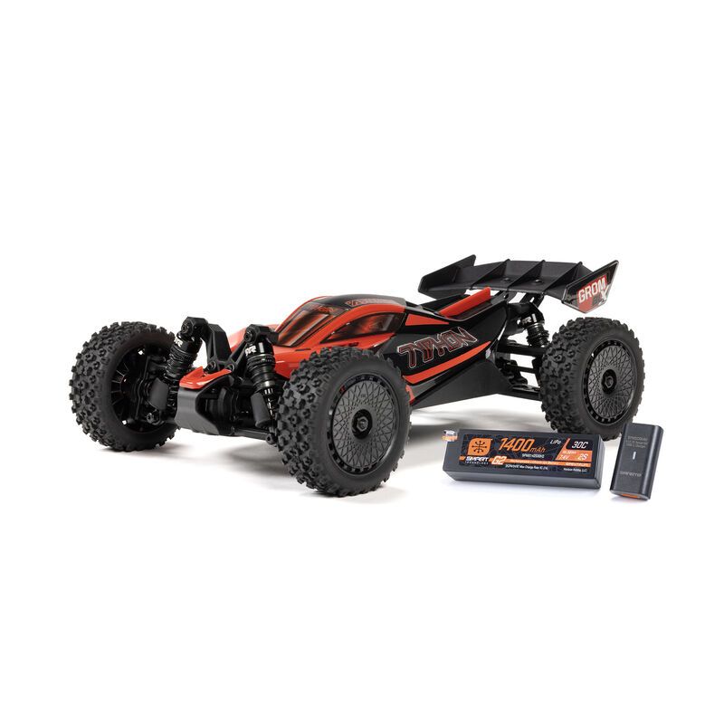 1/14 TYPHON GROM 223S DSC 4X4 RTR Brushless Buggy (Battery &amp; Charger Included), Red
