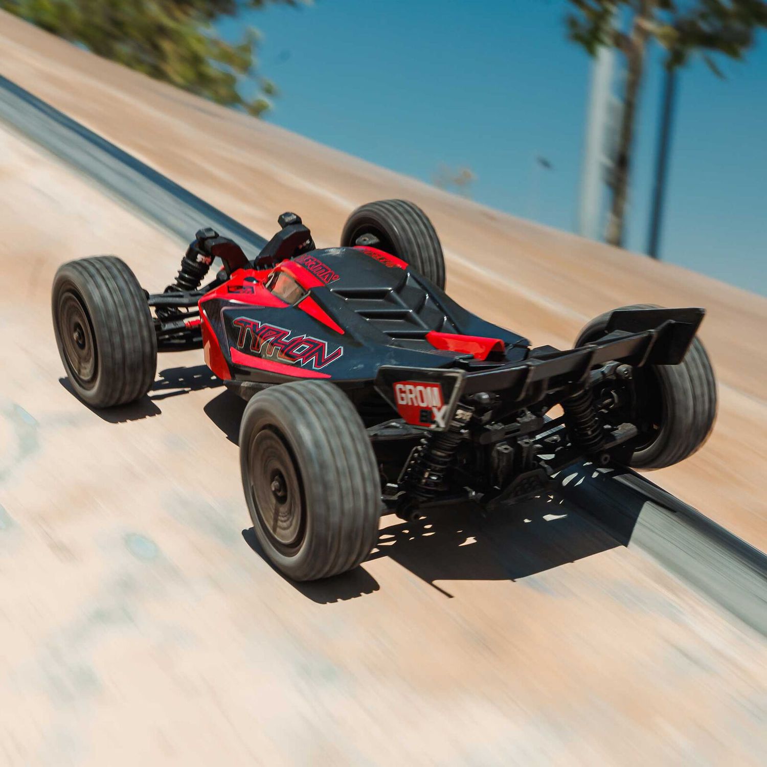 1/14 TYPHON GROM 223S DSC 4X4 RTR Brushless Buggy (Battery &amp; Charger Included), Red