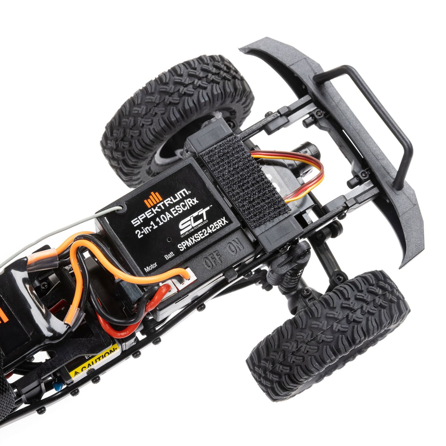 1/24 SCX24 Base Camp 4X4 RTR Brushed Rock Crawler (Battery &amp; Charger Included), White