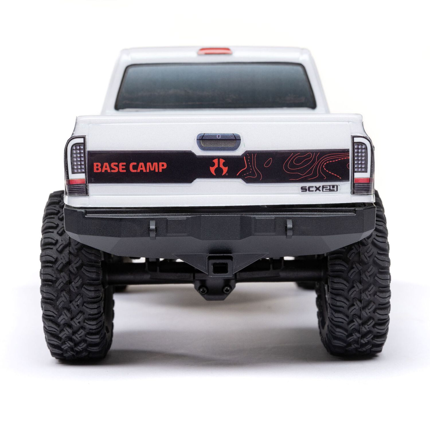 1/24 SCX24 Base Camp 4X4 RTR Brushed Rock Crawler (Battery &amp; Charger Included), White