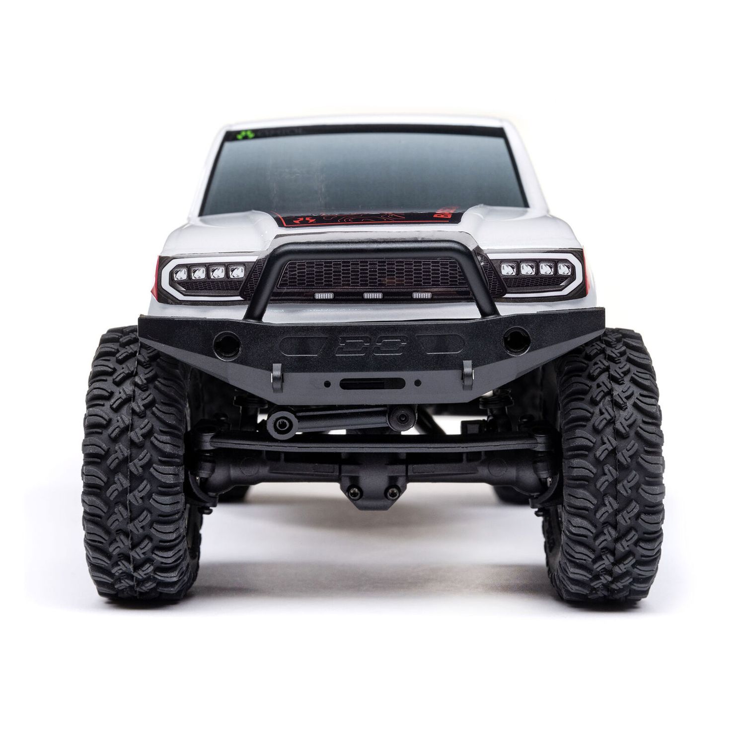 1/24 SCX24 Base Camp 4X4 RTR Brushed Rock Crawler (Battery &amp; Charger Included), White
