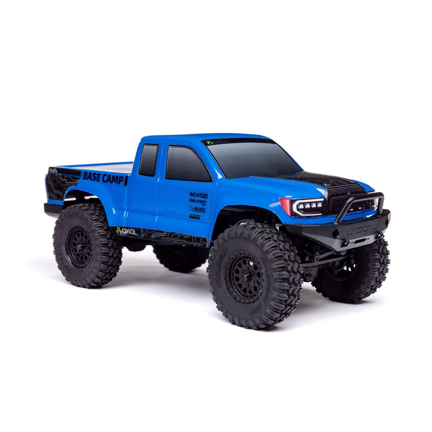 1/24 SCX24 Base Camp 4X4 RTR Brushed Rock Crawler (Battery &amp; Charger Included), Blue
