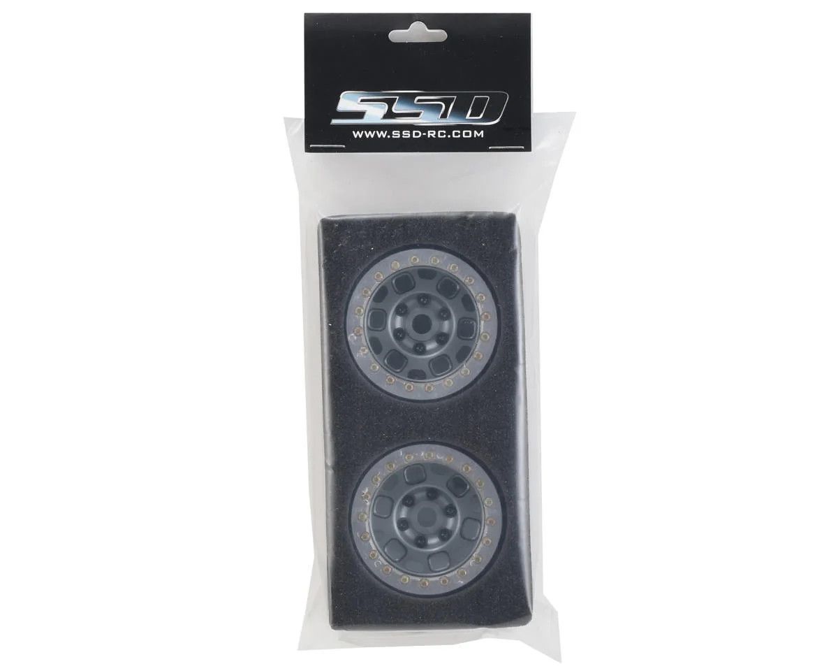 SSD RC 1.9&quot;&quot; Contender Beadlock Wheels (Grey) (2)