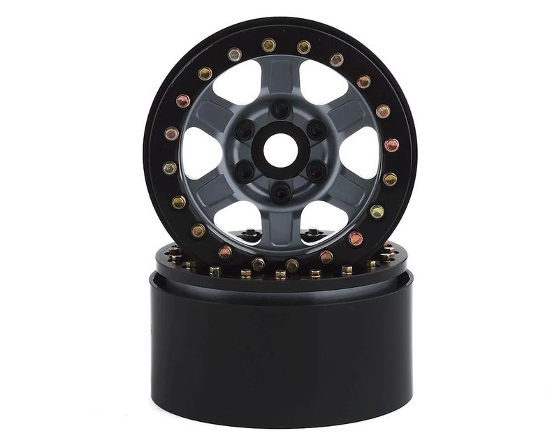 SSD RC 1.9&quot;&quot; Challenger Beadlock Wheels (Grey) (2)
