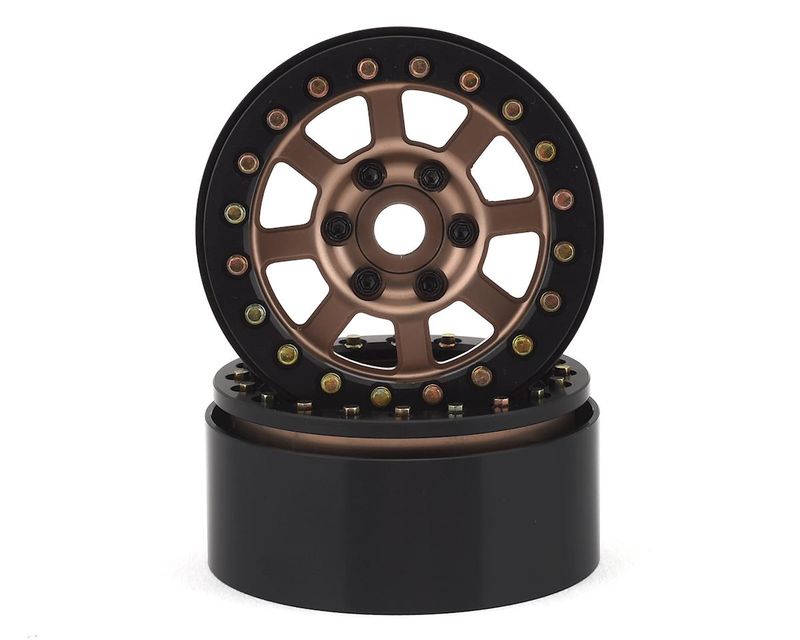 SSD RC Assassin 1.9&quot; Beadlock Crawler Wheels (Bronze) (2)