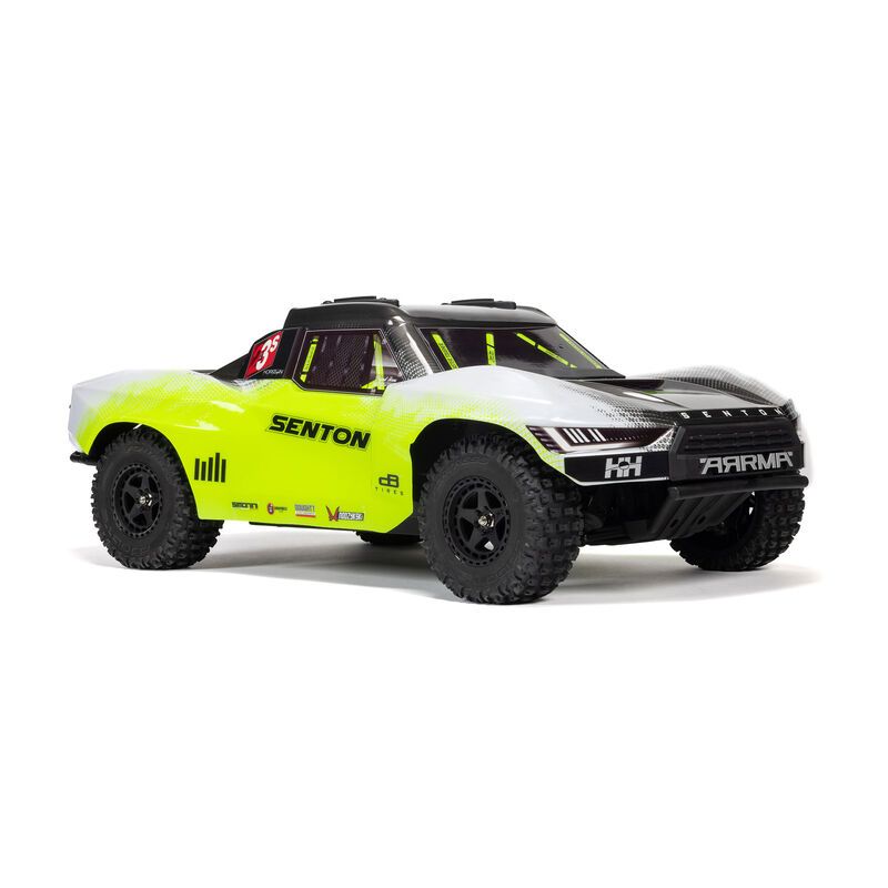 1/10 SENTON 4X4 223S BLX BRUSHLESS SHORT COURSE TRUCK RTR WITH DSC, YELLOW