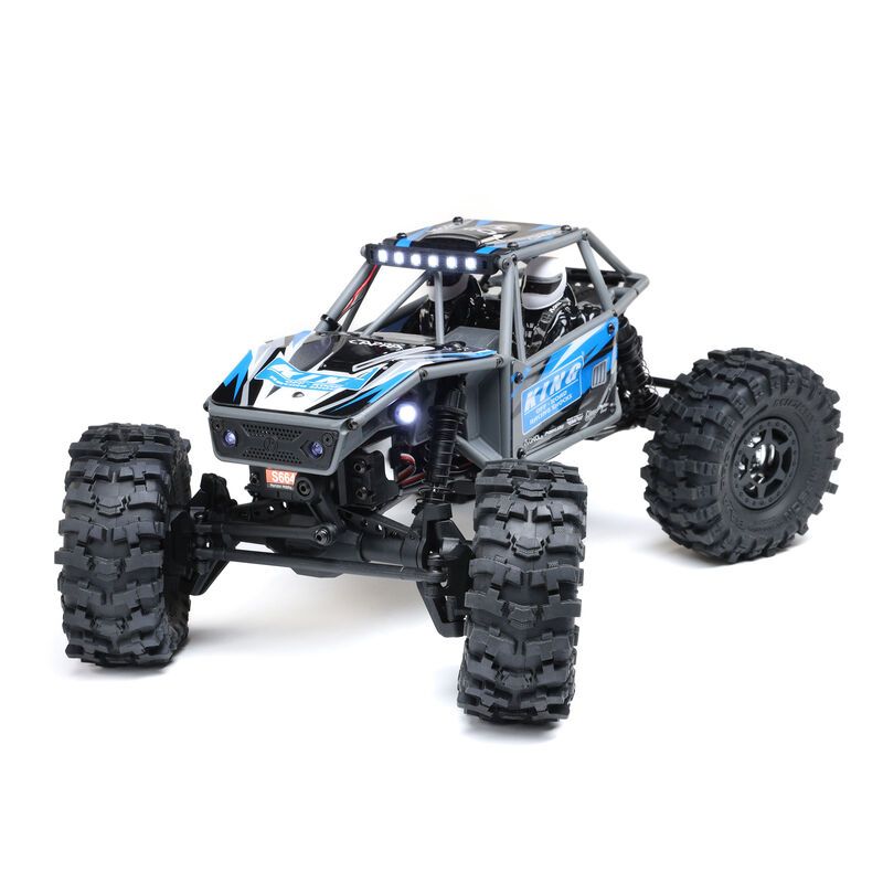 1/18 UTB18 Capra 4WS 4X4 RTR Brushed Rock Crawler (Battery &amp; Charger Included), Blue