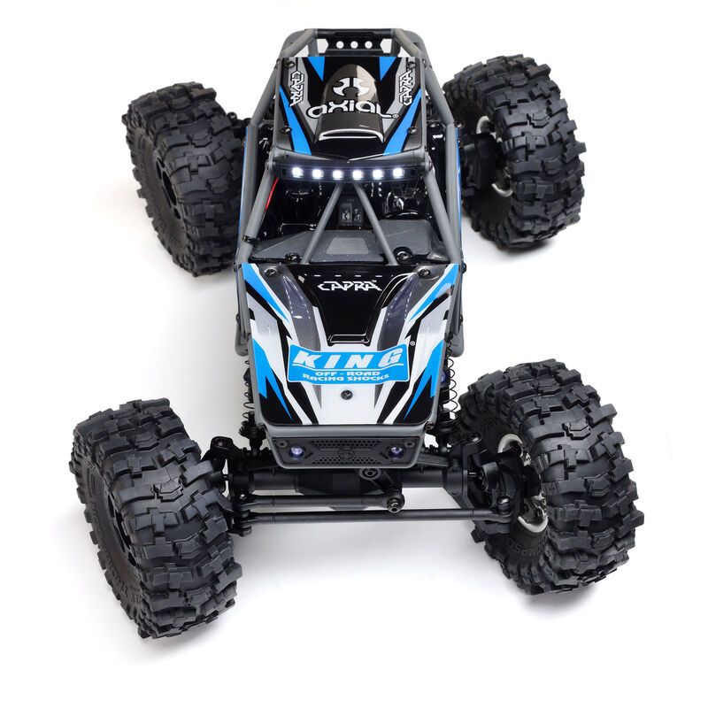 1/18 UTB18 Capra 4WS 4X4 RTR Brushed Rock Crawler (Battery &amp; Charger Included), Blue