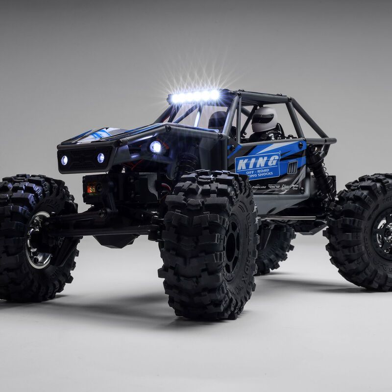 1/18 UTB18 Capra 4WS 4X4 RTR Brushed Rock Crawler (Battery &amp; Charger Included), Blue