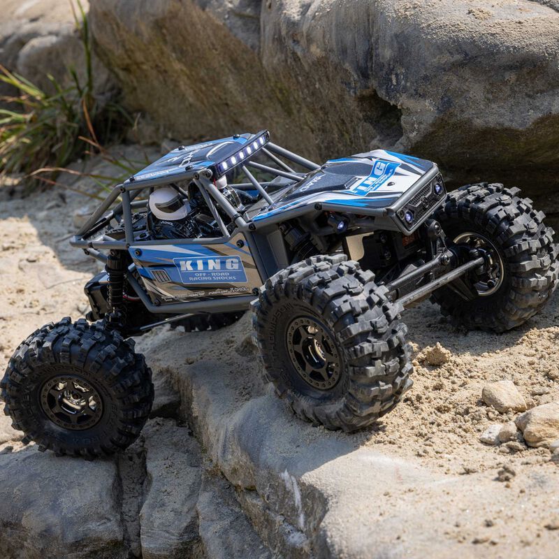 1/18 UTB18 Capra 4WS 4X4 RTR Brushed Rock Crawler (Battery &amp; Charger Included), Blue