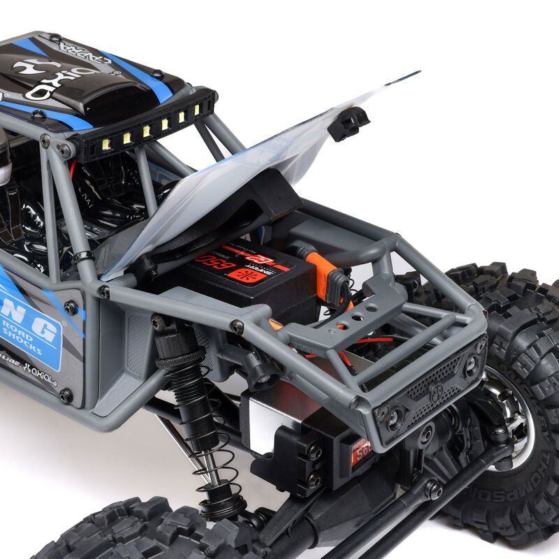 1/18 UTB18 Capra 4WS 4X4 RTR Brushed Rock Crawler (Battery &amp; Charger Included), Blue