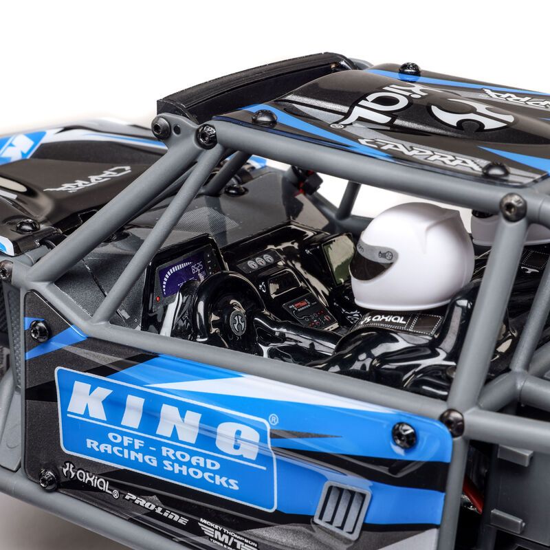 1/18 UTB18 Capra 4WS 4X4 RTR Brushed Rock Crawler (Battery &amp; Charger Included), Blue