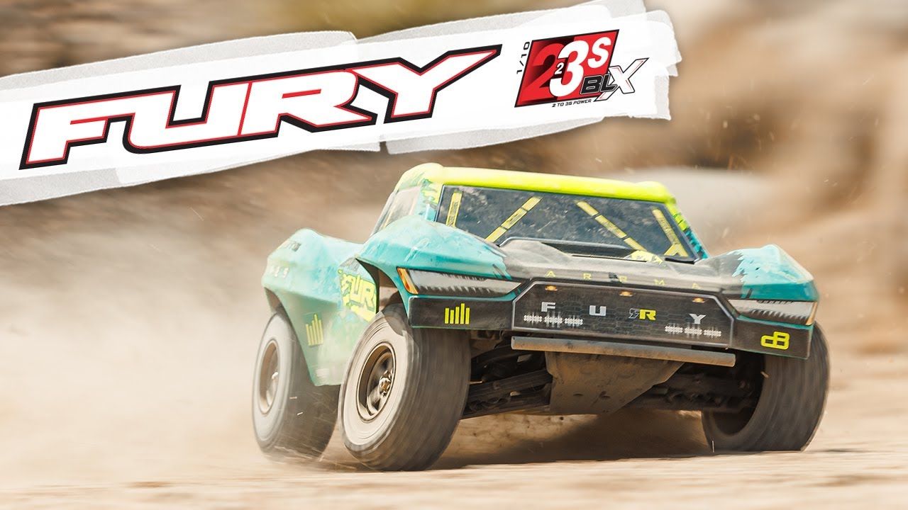 1/10 FURY 223S DSC 2WD RTR Brushless Short Course Truck, Purple